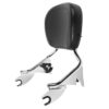 Chrome Shorty Detachable Sissy Bar Backrest