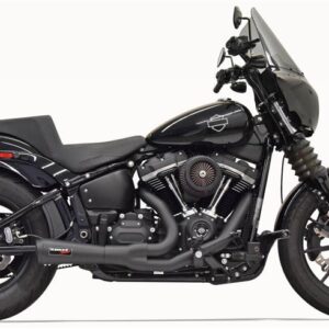 BASSANI Black Ripper Road Rage 2 Into 1 Exhaust System