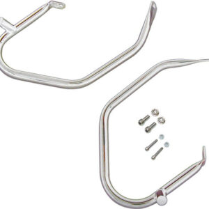 DRAG SPECIALTIES Chrome Low-Profile Saddlebag Guards