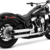 VANCE & HINES Chrome Twin Slash 3 Inch Slip-On Mufflers - 16875