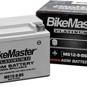 BIKEMASTER Platinum AGM Battery - MS12-20HL-BS