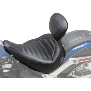 MUSTANG SEATS Tuck & Roll Solo Seat w/Drivers Backrest