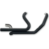 S&S CYCLE Black Ceramic Power Tune Dual Headers - 550-0142A