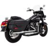 VANCE & HINES Chrome 3 in. Eliminator 300 Slip-On Mufflers - 16716