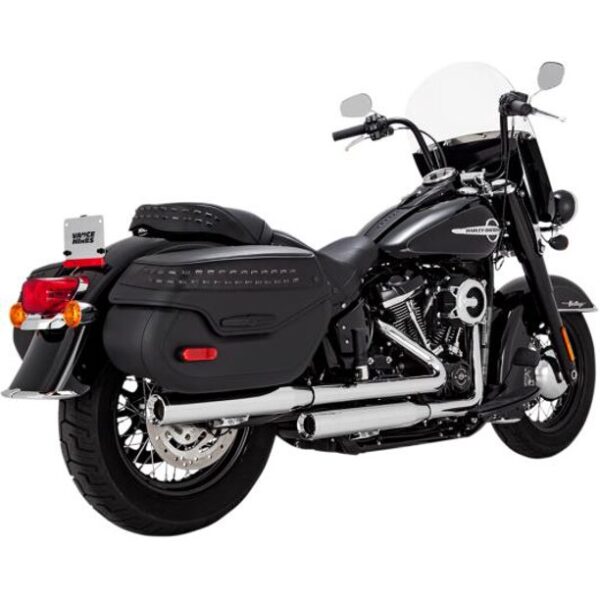 VANCE & HINES Chrome 3 in. Eliminator 300 Slip-On Mufflers - 16716