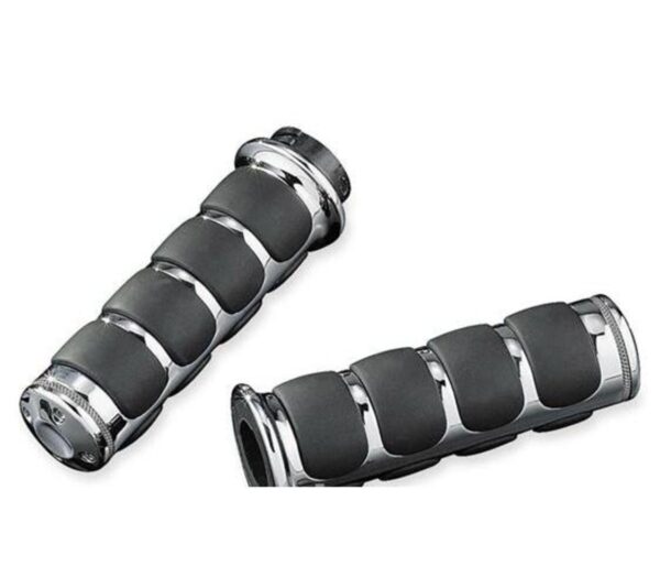 KURYAKYN Chrome ISO Grips - 6227