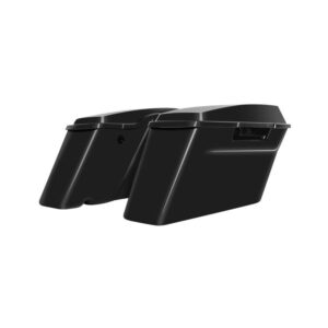 HOGWORKZ Vivid Black Standard Saddlebags