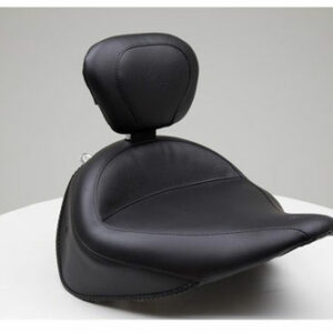 Order MUSTANG SEATS Wide Vintage Solo Seat W/Driver Backrest