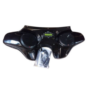 Black 2-Speaker Batwing Fairing