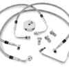 TWIN POWER Rear Stainless Steel Brake Line Kit