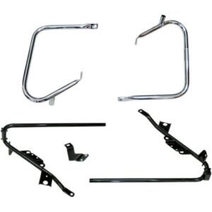 Chrome Saddlebag Guards/Support Kit