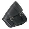 WILLIE & MAX Black Dual Shock Swingarm Saddlebag