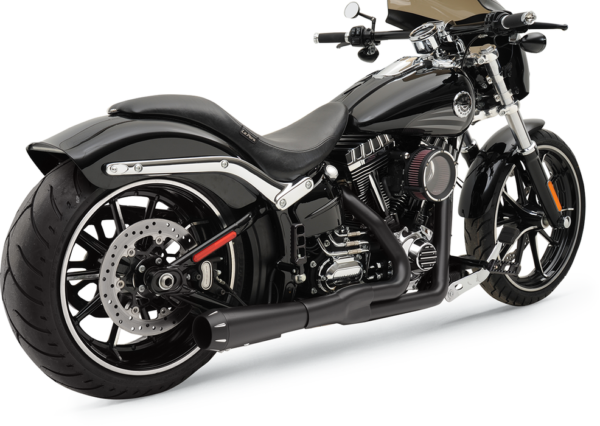 BASSANI Black Short 2-1 Road Rage Exhaust System - 1S32RB