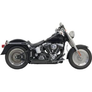 BASSANI Thermal Black Turn-Out Pro-Street Exhaust System - 1S24DB