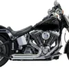 BASSANI Chrome Turn-Out Pro-Street Exhaust System - 1S24D