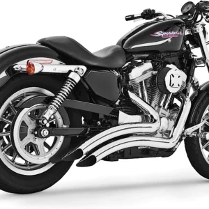 FREEDOM PERFORMANCE Chrome Sharp Curve Radius Exhaust System - HD00218