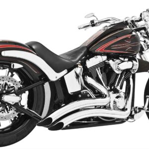 FREEDOM PERFORMANCE Chrome Sharp Curve Radius Exhaust System - HD00210